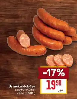 Billa Ústecká klobása nabídka