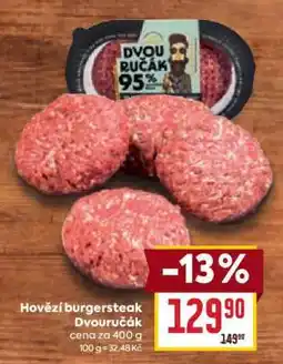 Billa Hovězí burgersteak Dvouručák nabídka