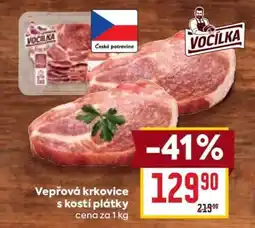 Billa Vepřová krkovice s kostí – plátky • nabídka