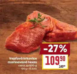 Billa Vepřová krkovice marinovaná texas nabídka
