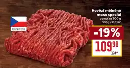 Billa Hovězí mleté maso speciál nabídka
