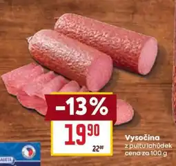 Billa Vysočina nabídka