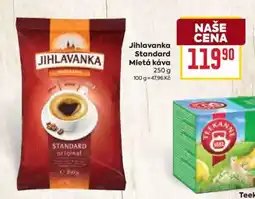 Billa Jihlavanka Standard mletá káva nabídka
