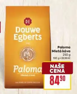 Billa Paloma Mletá káva nabídka