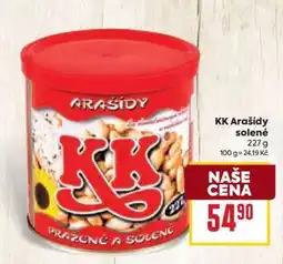 Billa KK Arašídy solené nabídka