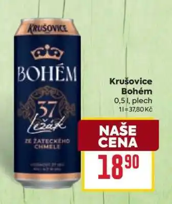 Billa Krušovice Bohém nabídka