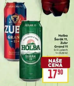 Billa Holba Šerák 11, Zubr Grand 11 nabídka