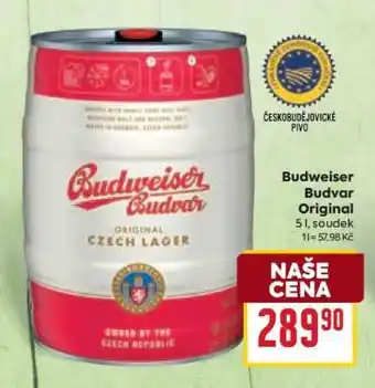 Billa Budweiser Budvar original nabídka