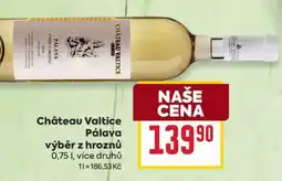 Billa Château Valtice Pálava nabídka