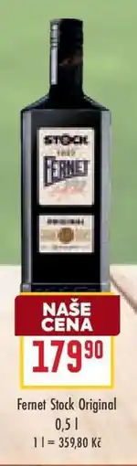 Billa Fernet Stock Original nabídka