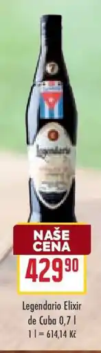 Billa Legendario Elixir de Cuba 0,7 l nabídka
