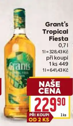 Billa Grant's Tropical Fiesta nabídka