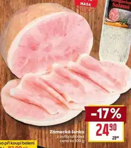 Billa Zámecká šunka nabídka