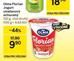 Tesco Olma Florian Jogurt smetanový ochucený nabídka