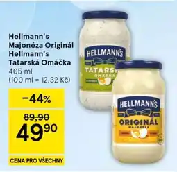 Tesco Hellmann's Majonéza Originál Hellmann's Tatarská Omáčka nabídka