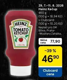 Tesco HEINZ kečup nabídka