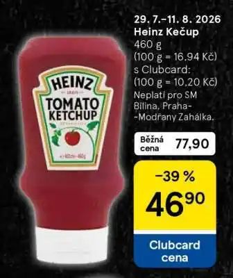 Tesco HEINZ kečup nabídka