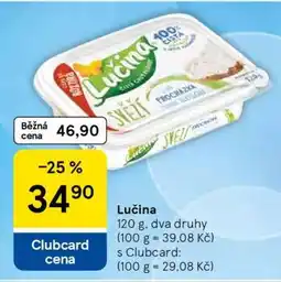Tesco Lučina nabídka