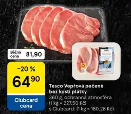 Tesco Tesco Vepřová pečeně bez kosti plátky nabídka