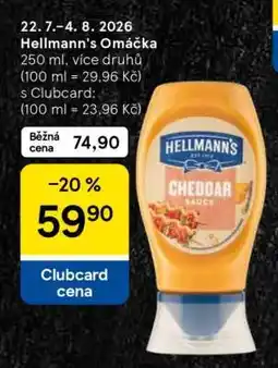 Tesco HELLMANN’S OMÁČKA nabídka