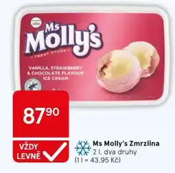 Tesco Ms Molly's Zmrzlina nabídka