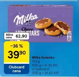 Tesco Milka sušenky nabídka