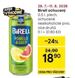 Tesco Birell ochucený nabídka