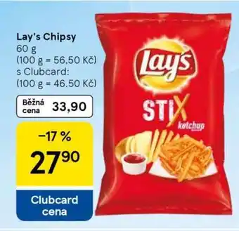 Tesco Lay’s Chipsy nabídka