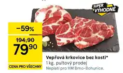 Tesco Vepřová krkovice bez kosti nabídka