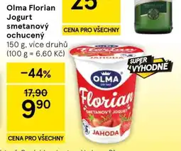 Tesco Olma Florian Jogurt smetanový ochucený nabídka