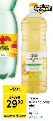 Tesco Tesco Slunečnicový olej nabídka