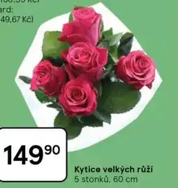 Tesco Kytice velkých růží nabídka