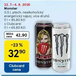 Tesco Monster nabídka