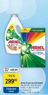 Tesco Ariel prací prostředek nabídka