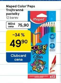 Tesco Maped Color' Peps Trojhranné pastelky nabídka