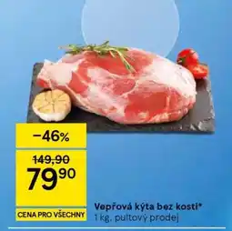 Tesco Vepřová kýta bez kosti nabídka