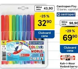 Tesco Centropen Fixy nabídka