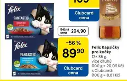 Tesco Felix kapsičky pro kočky nabídka