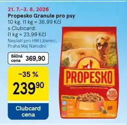 Tesco Propesko granule pro psy nabídka