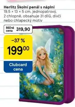 Tesco Herlitz Školní penál s náplní nabídka