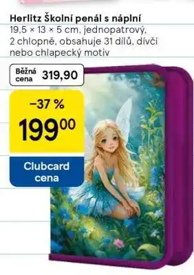 Tesco Herlitz Školní penál s náplní nabídka