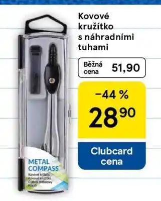Tesco Kovové kružítko s náhradními tuhami nabídka