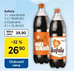 Tesco Kofola nabídka
