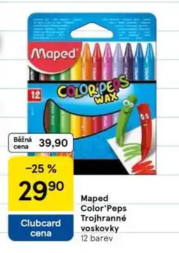 Tesco Maped Color´Peps Trojhranné voskovky nabídka