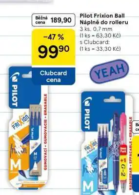 Tesco Pilot Frixion Ball Náplně do rolleru nabídka