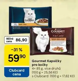 Tesco GOURMET Kapsičky pro kočky nabídka