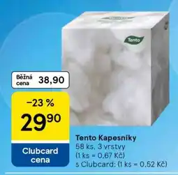 Tesco Tento kapesníky nabídka