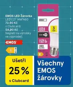 Tesco EMOS LED Žárovka nabídka