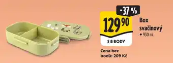 Albert Box svačinový nabídka