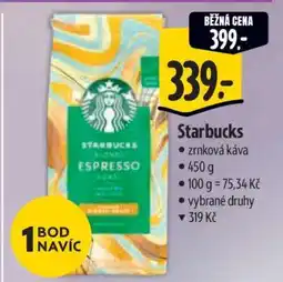 Albert Starbucks nabídka